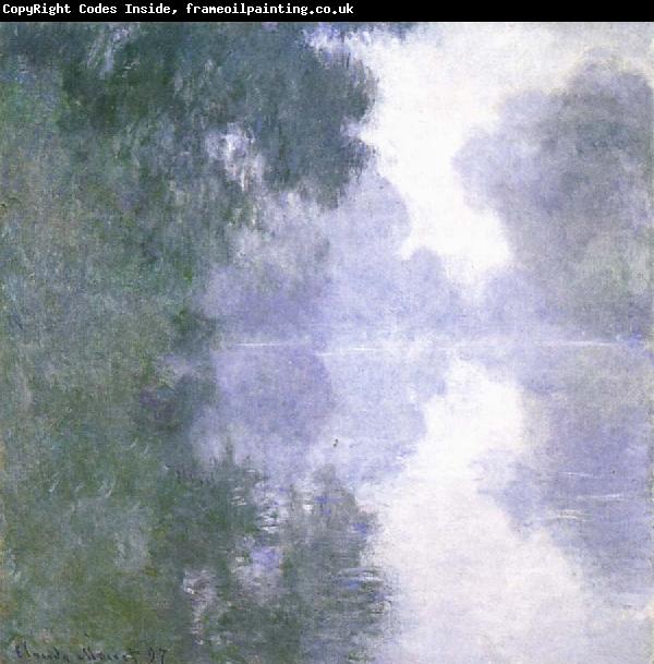 Claude Monet Arm of the Seine near Giverny in the Fog